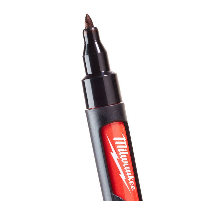 Milwaukee Black Fine Tip Marker Close Up Milwaukee Black Fine Tip Marker Close Up